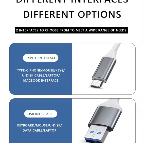 Slim USB C Hub with 4 USB 3.0 Ports Multiport Adapter for MacBook, Chromebook - Picture 5 of 8